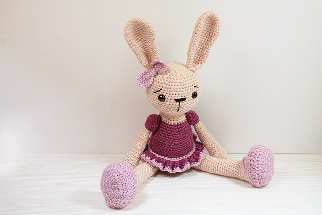 Amigurumi Rabbit Ballerina Girl