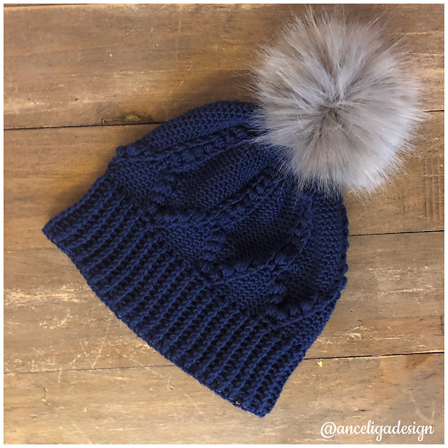 Mustikka pipo, Blueberry beanie