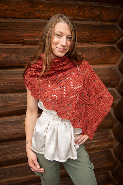 Frost and Filigree Shawl