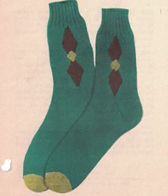 Diamond Overlay Clock Socks #7212