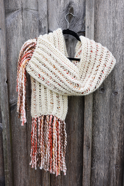 Rhinebeck of Many Colors Scarf (Super Bulky)