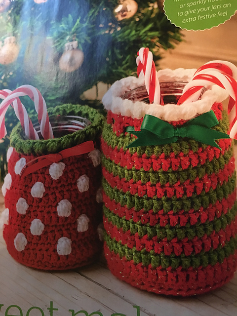 Sweet Makes Christmas Jar Covers