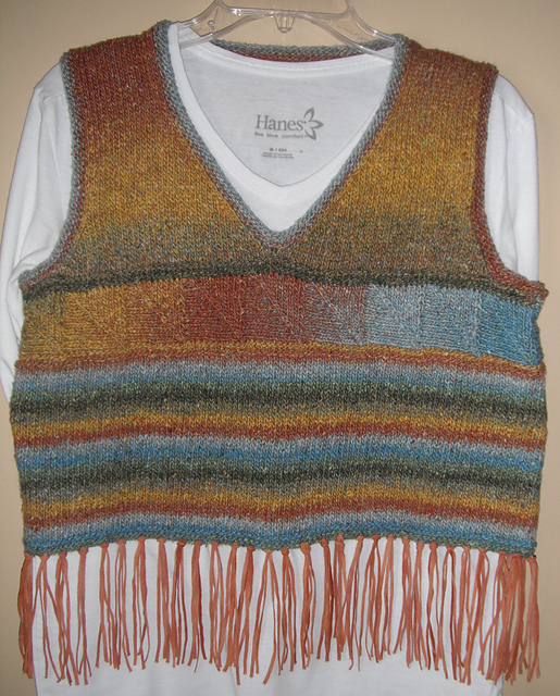Fringed Modular Vest