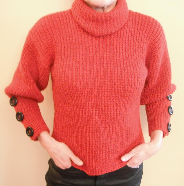 Mock Ribbed Pullover