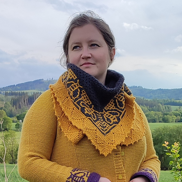 Honeybee shawl