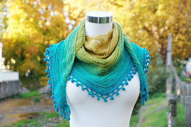 Gooseberry Marmalade Shawl