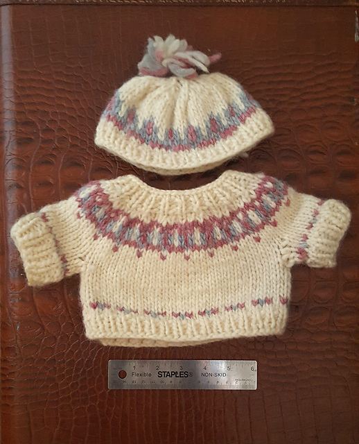 #43 Cabbage Patch Kids Varsity Outfits: Cardigan, Skirt, Vest and Tam