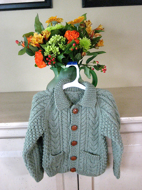 Design J - Cabled Cardigans, 1-12yrs
