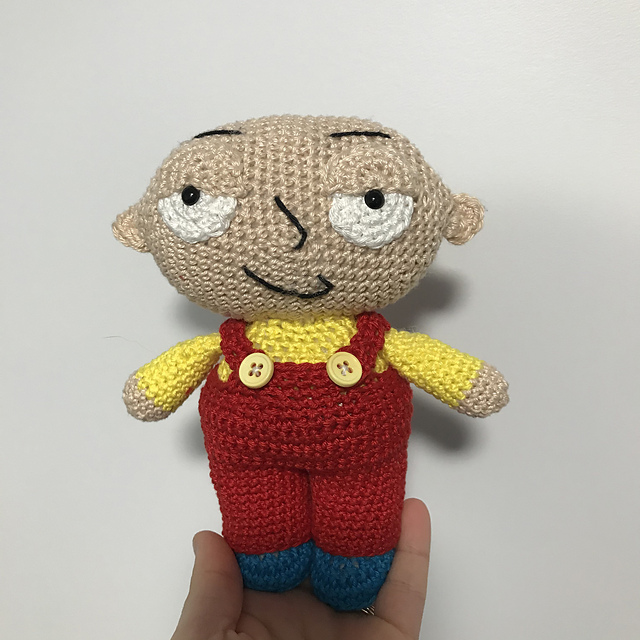 Stewie Griffin amigurumi