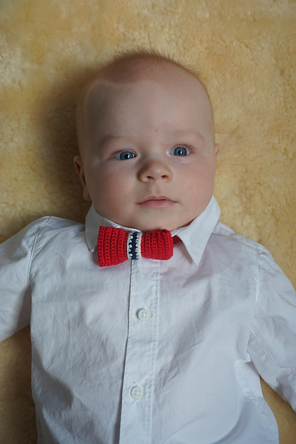 Saltos tversover til baby // baby bow tie