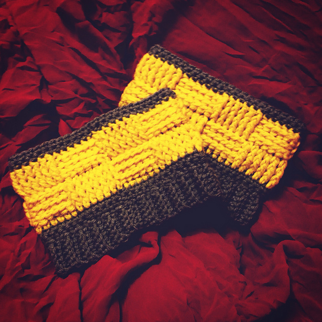 Basket Weave Boot Cuffs