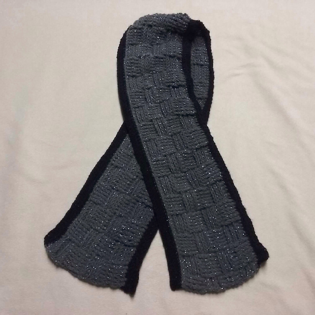 Basket Weave Infinity Scarf