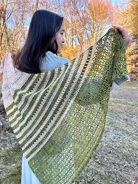 Pinku Hebi Shawl