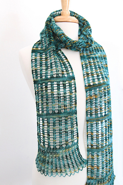 Rampion Bellflower Scarf