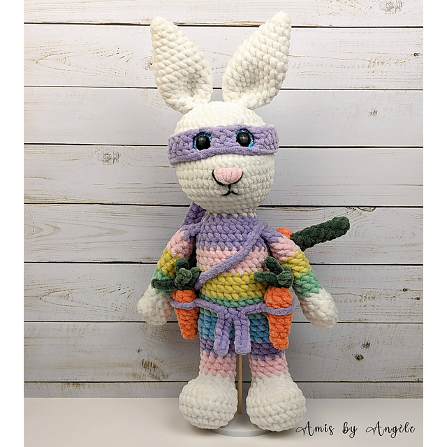 Ninja Bunny with Weapons
