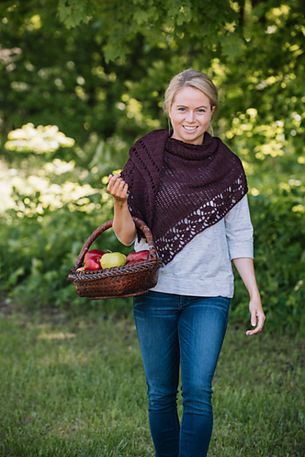 Macoun Leaf Shawl
