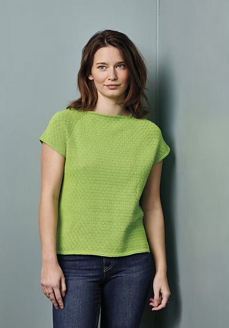 Sommerbluse med struktur, 8934121