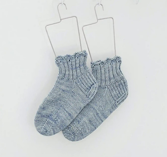 Sneakersocken mit Lacekante