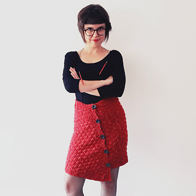 Red Velvet Skirt