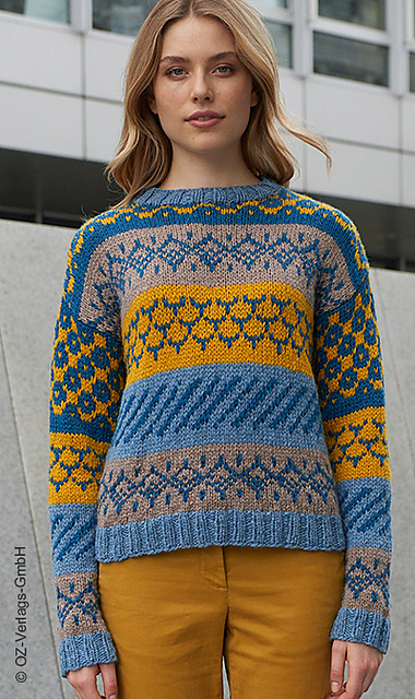 # 02 Jaquardmuster-Pulli