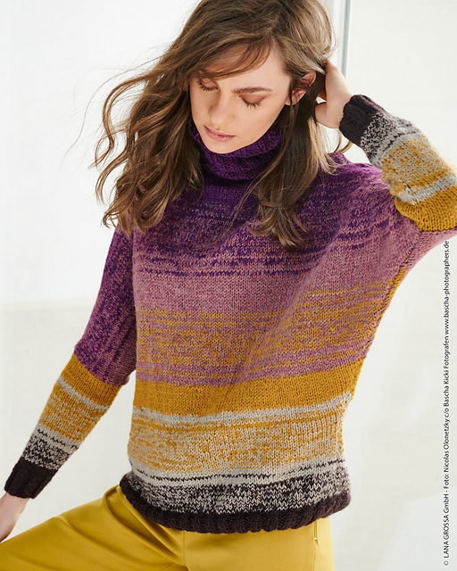 # 28 Pullover mit Fading