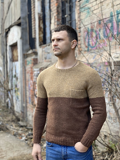 Two colors pocket man