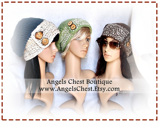 SLOUCHY Hat and Ear Warmers No. 45