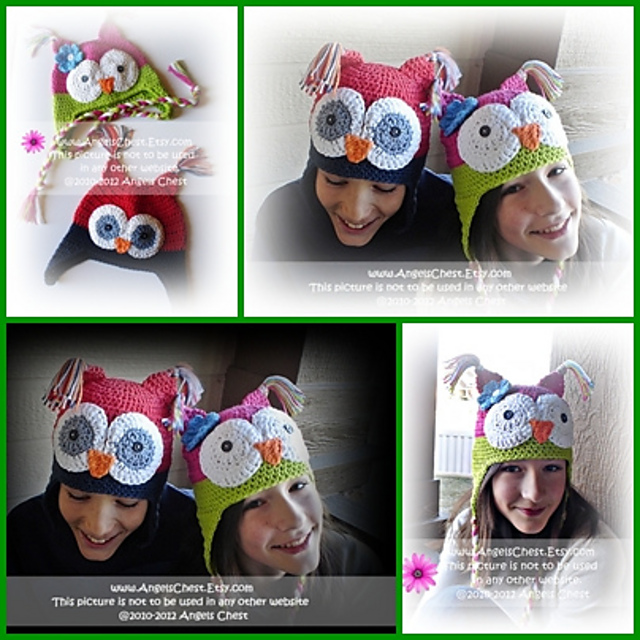 No. 24 Owly earflat hat