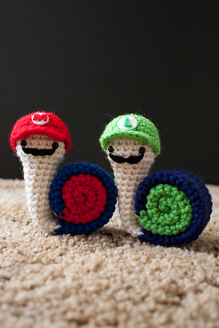 Ravelry: Super Snail Bros pattern by Fallen Designs