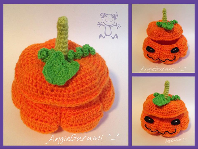 Pumpkin Candy Holder