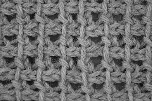 Tunisian Crochet Lacy Simple Stitch