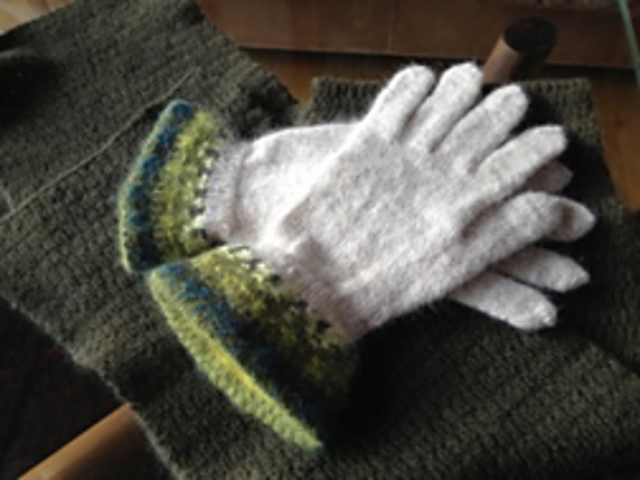 Gul Eld - Yellow Fire Gloves
