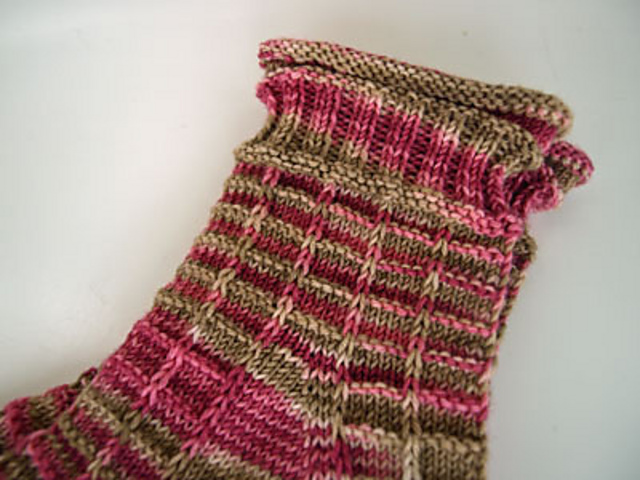 Orchideen-Socken