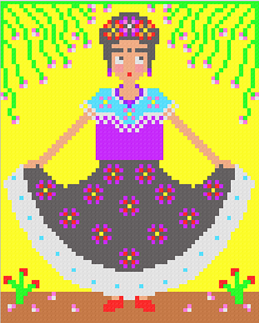 "Fiesta" C2C Blanket