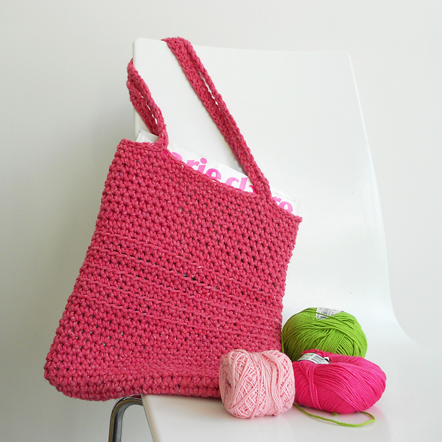 cabas crocheté