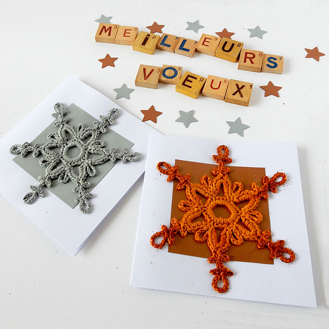 Flocon "meilleurs voeux"