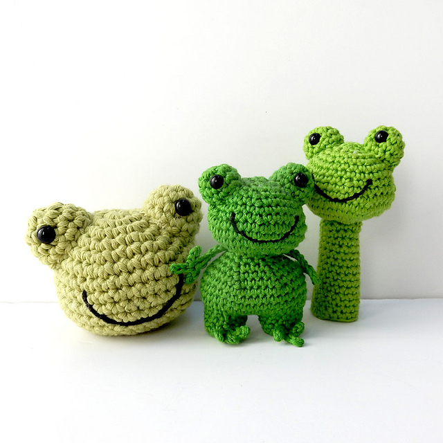 Eugénie trio de grenouilles