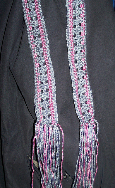 Stripes Skinny Scarf