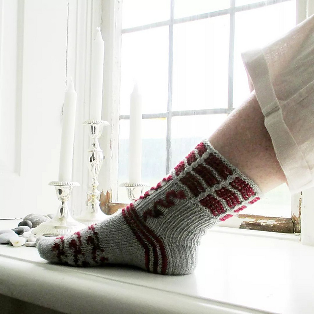 Mistletoe Socks / Mistel sockor