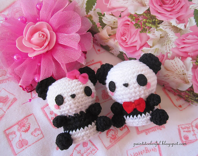 Amigurumi Panda couple