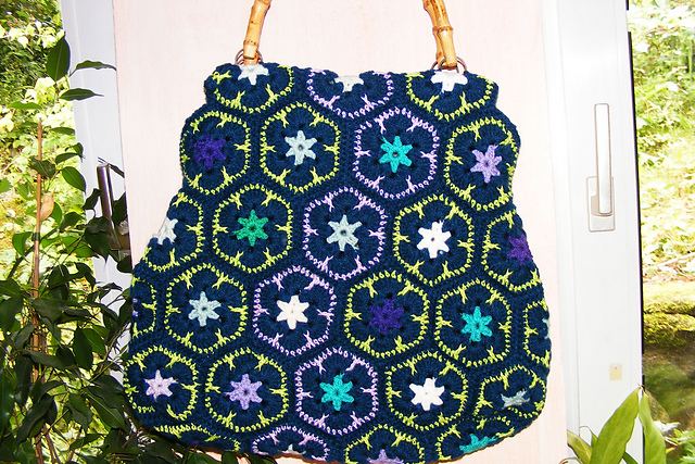 Damen Gestrickte Umhängetasche – Baumwolle, Apricot, Große Strandtasche, Reisetasche, Gehäkelt, Für Sommer & Urlaub