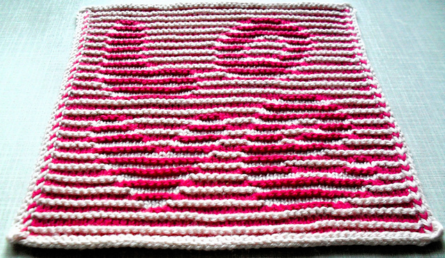 Love in Schattenstricktechnik