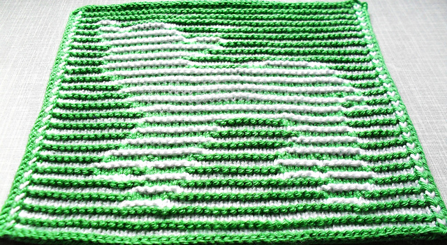 Lamm in Schattenstricktechnik