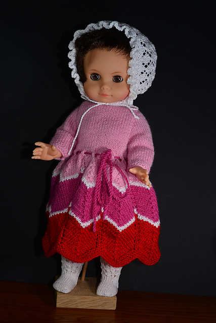 Poppen jurkje 40 cm