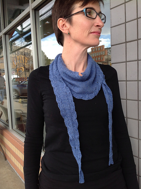 Cable-Edge Scarf