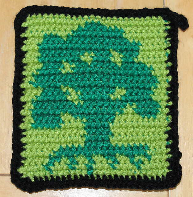 Magic the Gathering Green Mana (Forest) Potholder