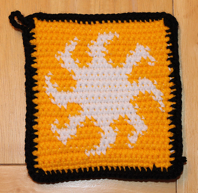 Magic the Gathering White Mana (Plains) Potholder
