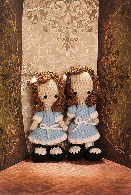 The Grady Sisters from The Shining Amigurumi