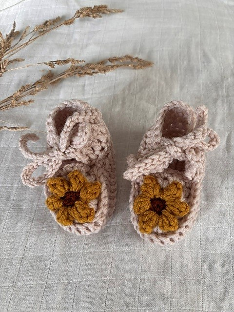 Sunflower Booties