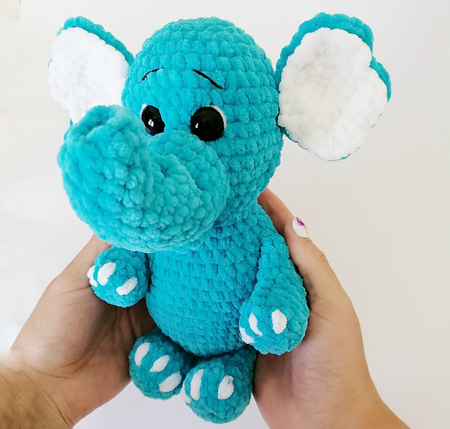 Amigurumi elephant